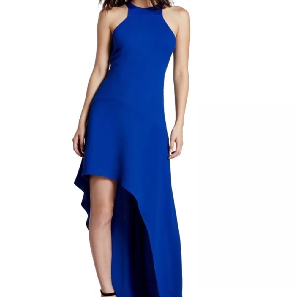 Halston Heritage Asymmetrical Dress